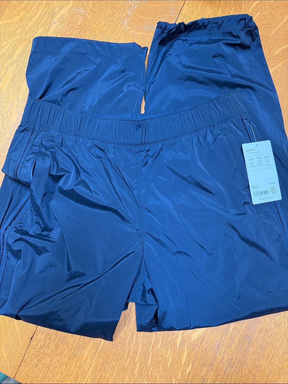 Athleta Navy Blue Track Pants & Joggers